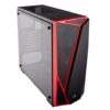 Chasis Corsair Carbide Spec-04 Negro/rojo / Vidrio Templado