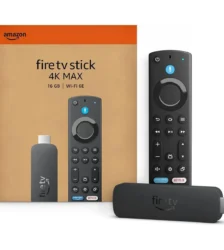 Fire TV Stick 4K MAX 16GB Wi-Fi 6E con control remoto de voz Alexa