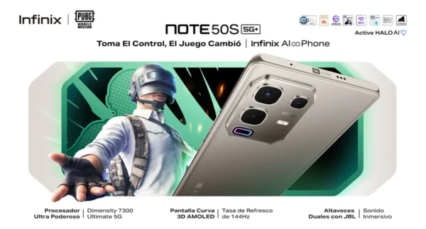 Celular Infinix NOTE 50S 5G+ 256GB | 8GB RAM NFC - Imagen 7
