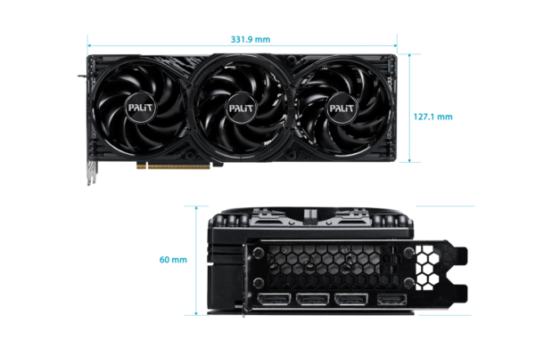 TARJETA DE VIDEO PALIT Geforce RTX 5070 GAMING PRO 12 GB DDR6 - Imagen 4
