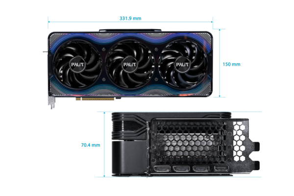 TARJETA DE VIDEO PALIT Geforce RTX 5090 GAMING ROCK 32 GB DDR6 - Imagen 2