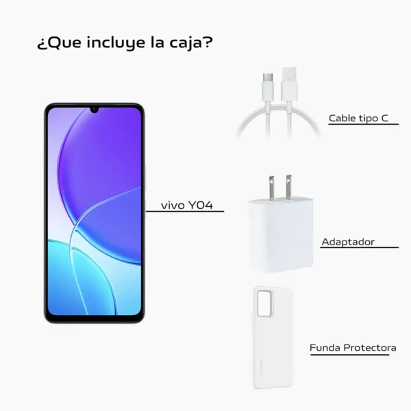Celular VIVO Y04 128GB | 4GB RAM Ref. V2430 - Imagen 5