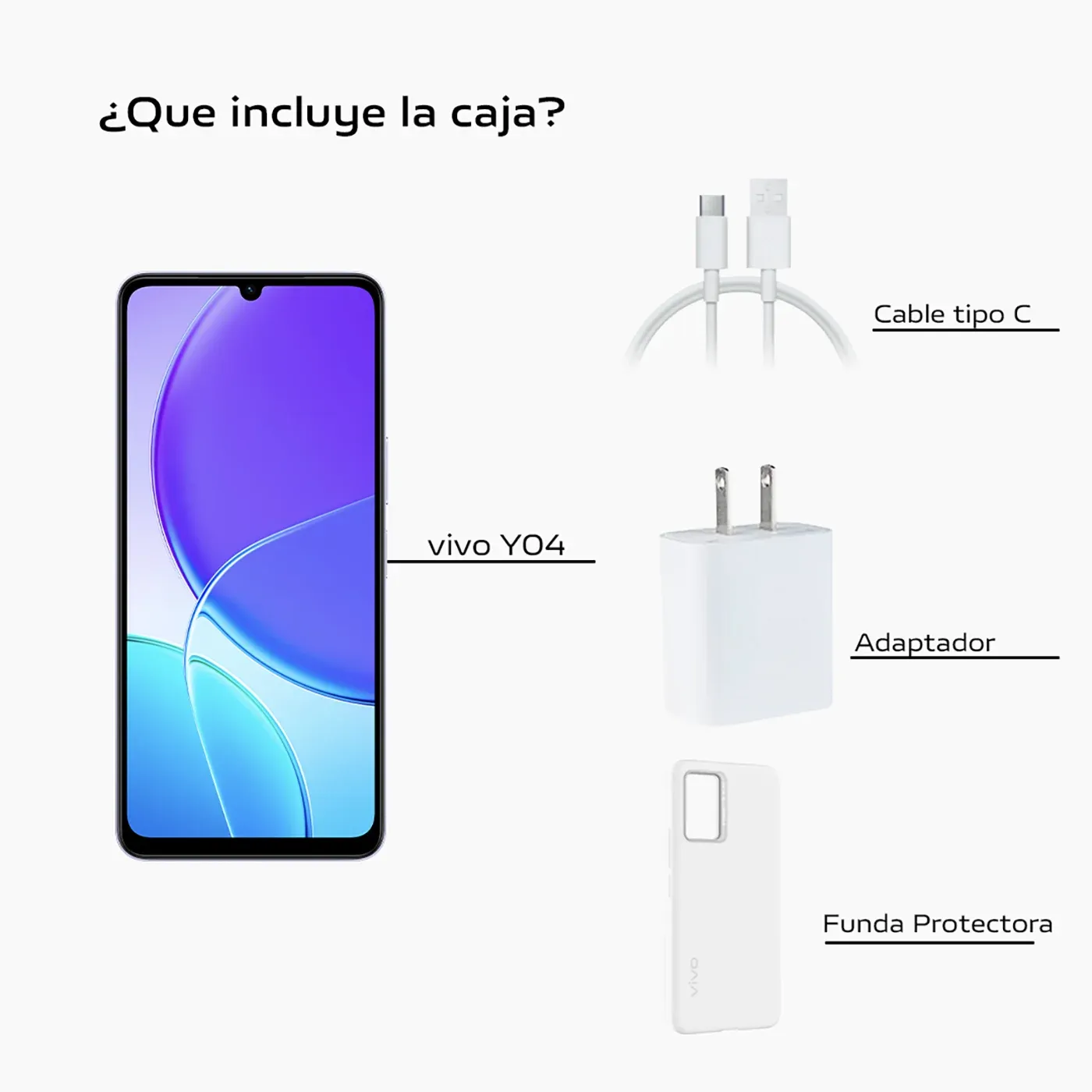 Celular VIVO Y04 128GB | 4GB RAM Ref. V2430 - Imagen 5