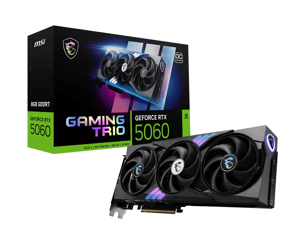 TARJETA DE VIDEO GeForce RTX™ 5060 8G GAMING TRIO